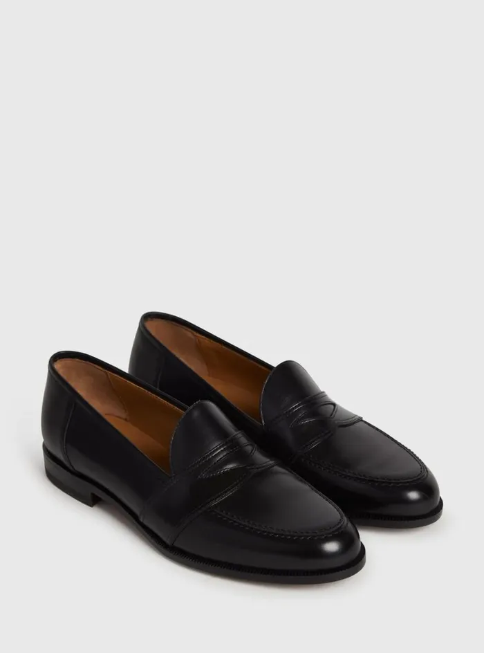 Men Paul Stuart Loafers Lee Penny Loafer Black