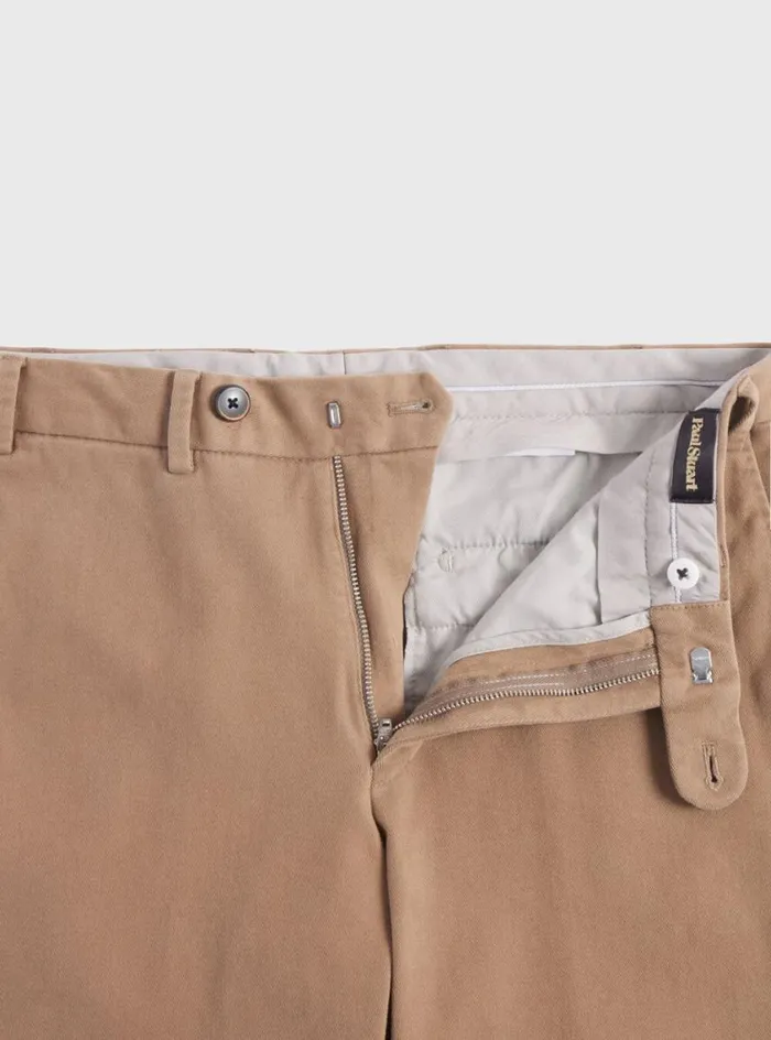 Men Paul Stuart Pants Brushed Newton Trouser Camel