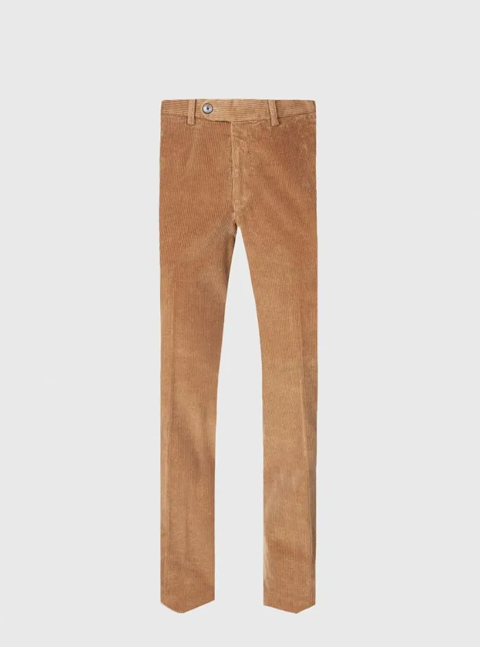 Men Paul Stuart Pants Cotton Corduroy Pant Tan