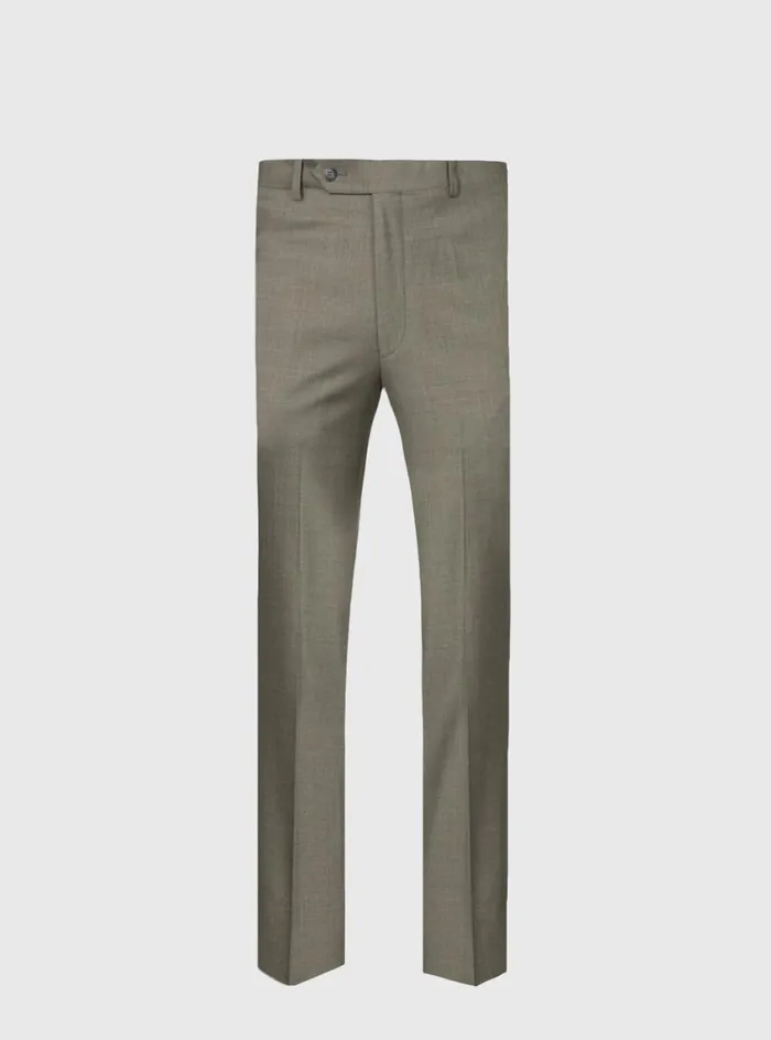 Men Paul Stuart Pants Super 130s Wool Sage Trouser Sage