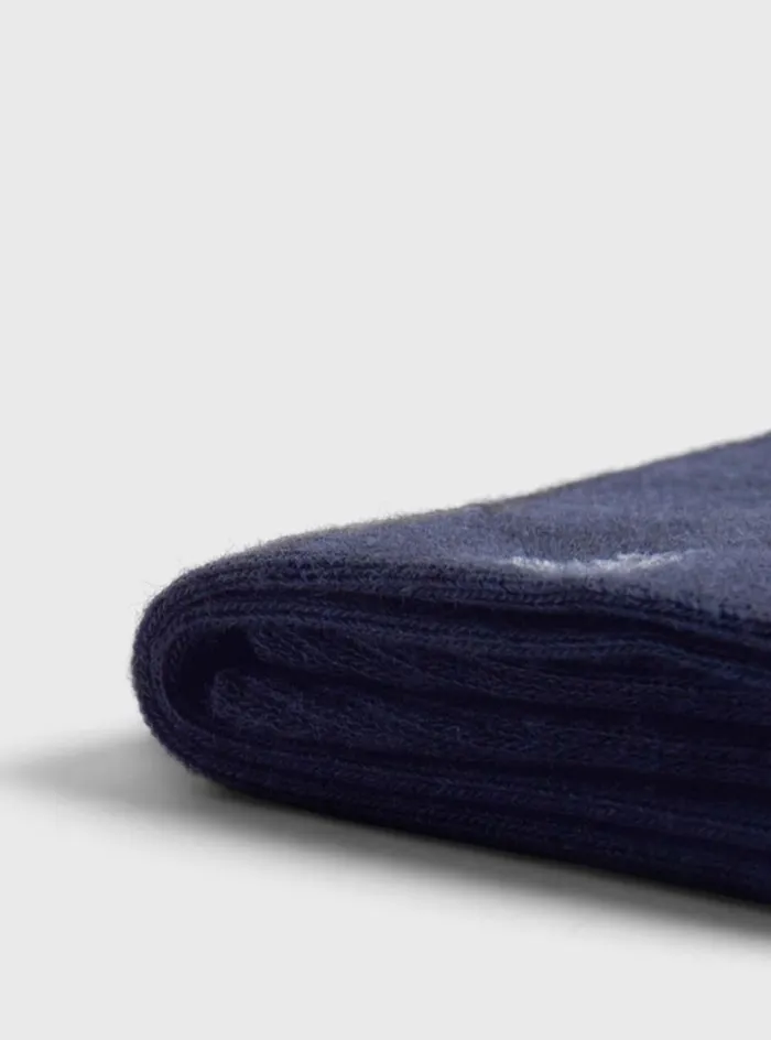 Men Paul Stuart Socks Deco Motif Sock Navy