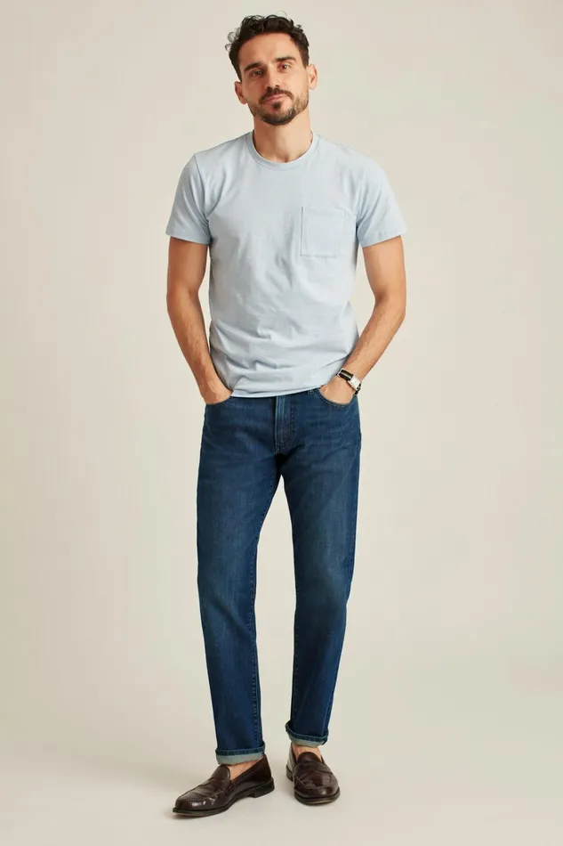 Men Premium 4Way Stretch Jeans Blue Magic Wash Bonobos Jeans