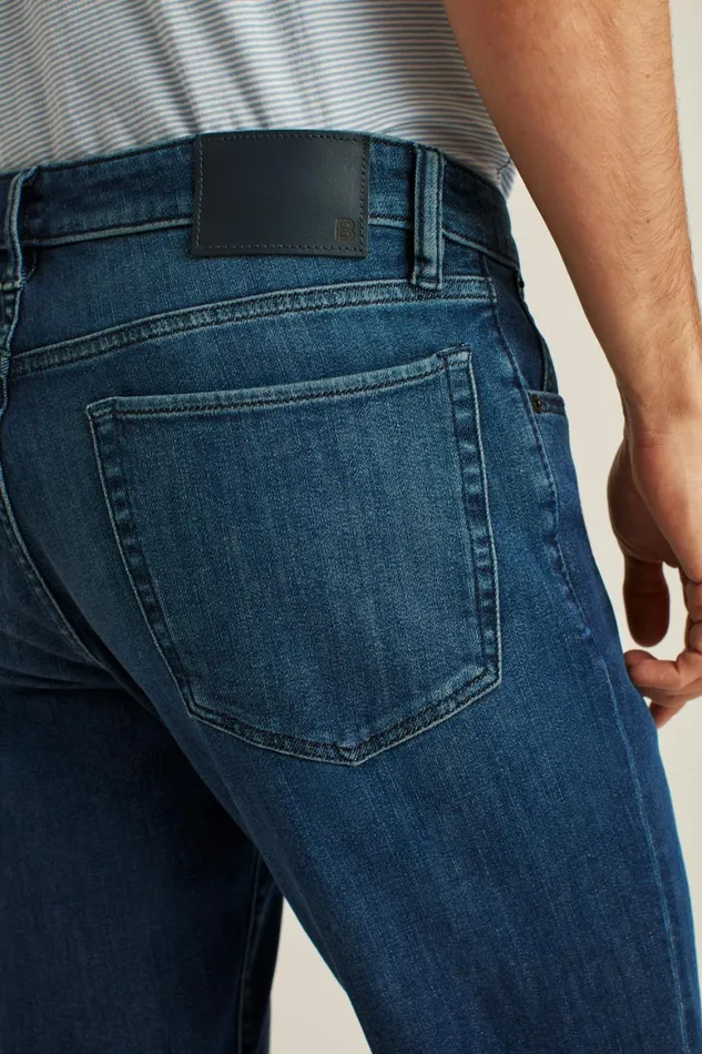 Men Premium 4Way Stretch Jeans Blue Magic Wash Bonobos Jeans