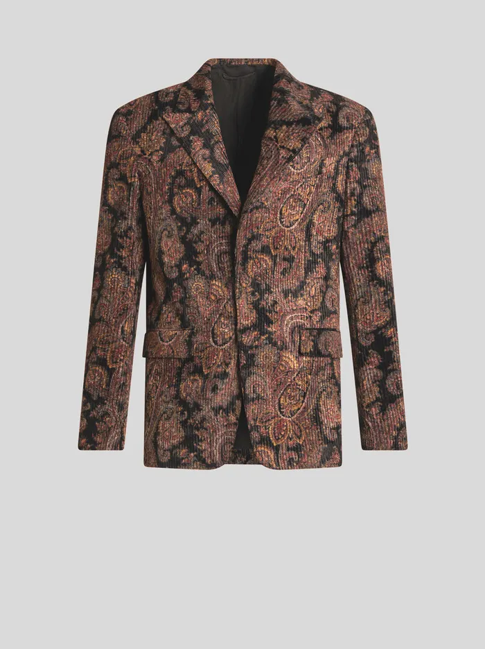 Men Ribbed Paisley Jacket Etro Jackets