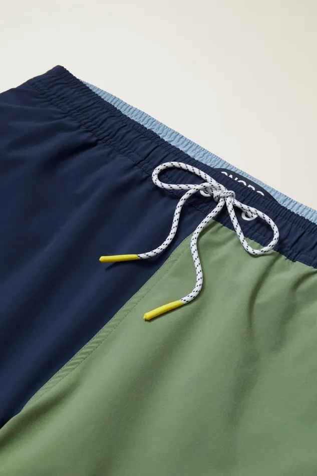 Men Riviera Recycled Swim Trunks Multi Color Blocked Bonobos Swim Trunks