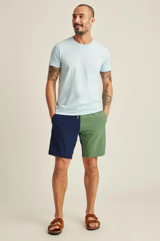 Men Riviera Recycled Swim Trunks Multi Color Blocked Bonobos Swim Trunks