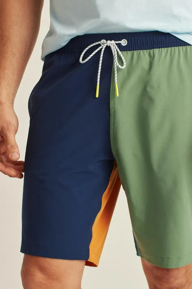 Men Riviera Recycled Swim Trunks Multi Color Blocked Bonobos Swim Trunks
