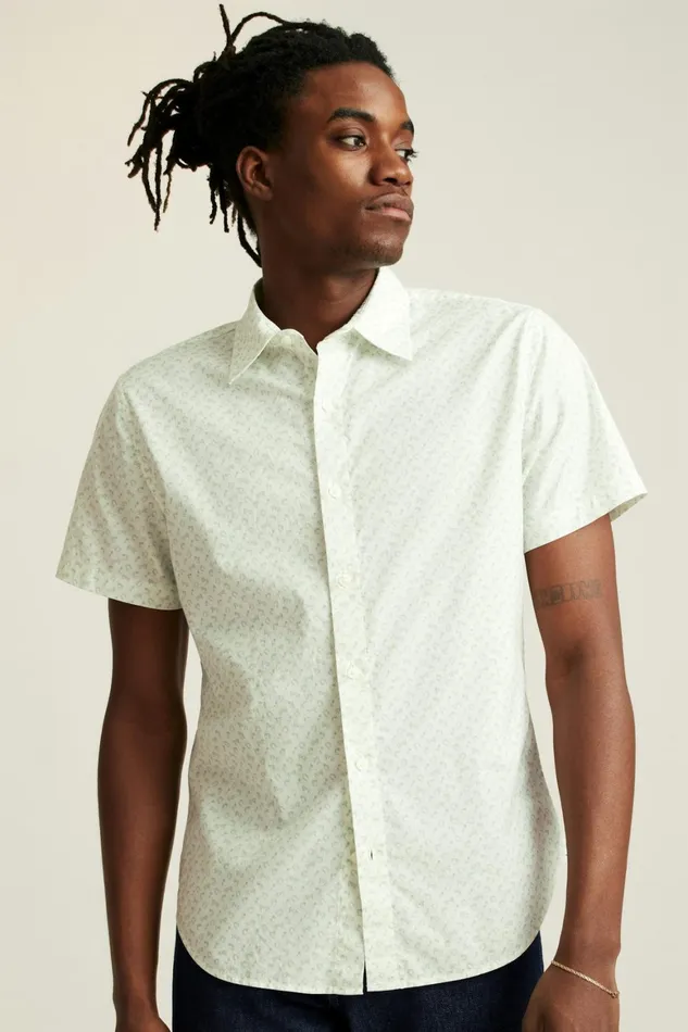 Men Riviera Short Sleeve Shirt Forest Mister Edward Bonobos Casual Shirts