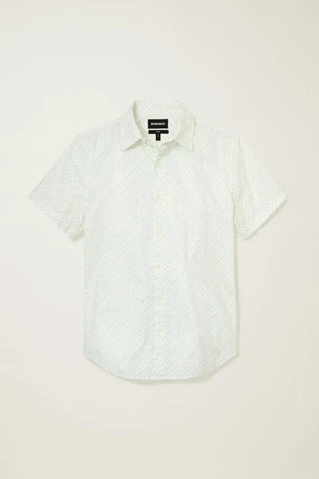 Men Riviera Short Sleeve Shirt Forest Mister Edward Bonobos Casual Shirts