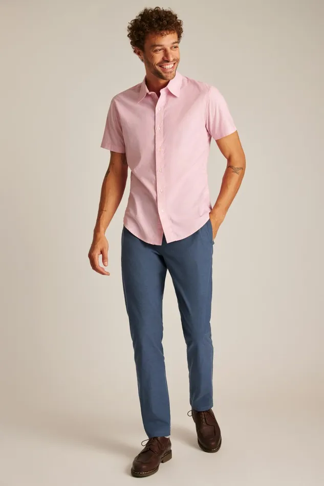 Men Riviera Short Sleeve Shirt Party Punch End On End Bonobos Casual Shirts