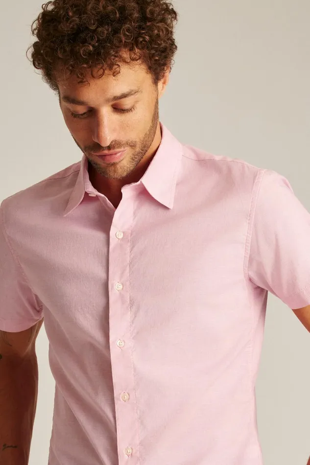 Men Riviera Short Sleeve Shirt Party Punch End On End Bonobos Casual Shirts