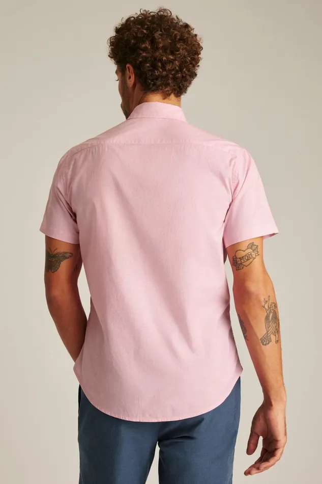 Men Riviera Short Sleeve Shirt Party Punch End On End Bonobos Casual Shirts