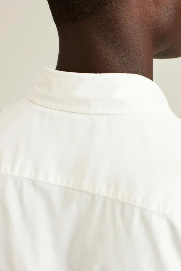 Men Riviera Short Sleeve Shirt Solid White Bonobos Casual Shirts