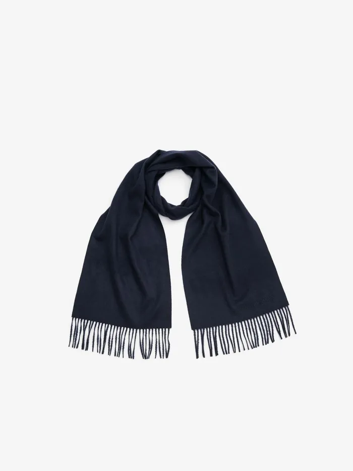 Men Scarves Alexander McQueen Embroidered Stole Black