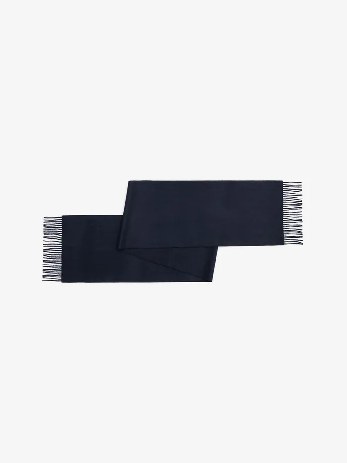 Men Scarves Alexander McQueen Embroidered Stole Black