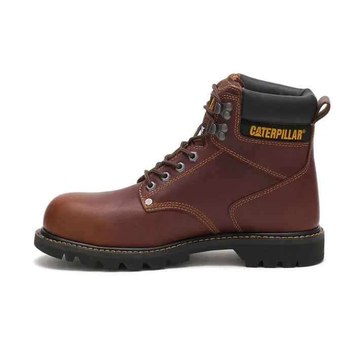 Men Second Shift Steel Toe Work Boot Cat Footwear Boots