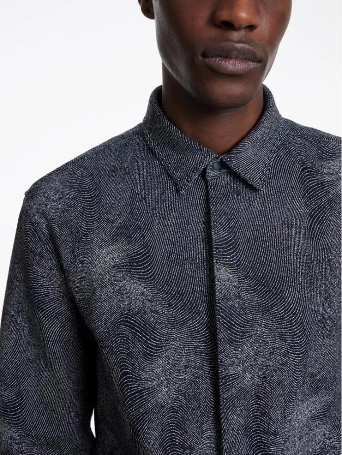 Men Shirts John Varvatos JASE SHIRT Indigo