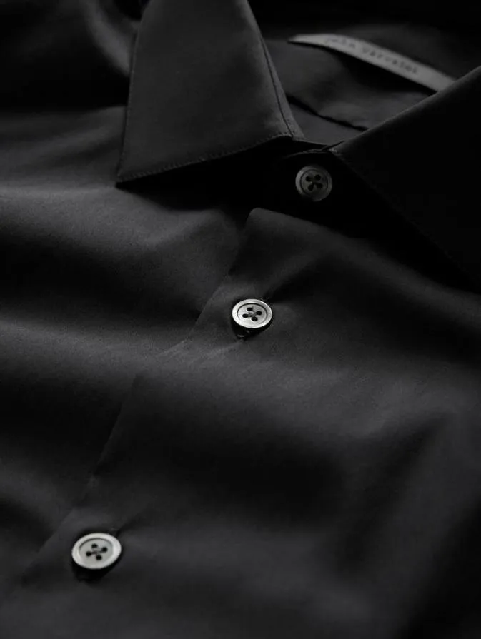 Men Shirts John Varvatos STELLA DRESS SHIRT Black