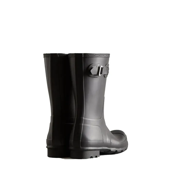 Men Short and Ankle Boots Hunter Boots Original Short Rain Boots Black Men Short and Ankle Boots Hunter Boots Original Short Rain Boots Black
