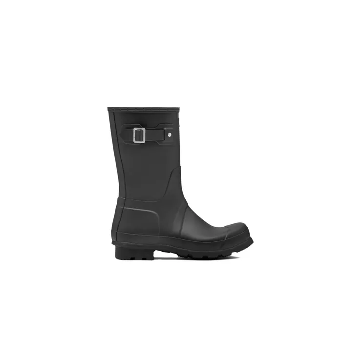 Men Short and Ankle Boots Hunter Boots Original Short Rain Boots Black Men Short and Ankle Boots Hunter Boots Original Short Rain Boots Black