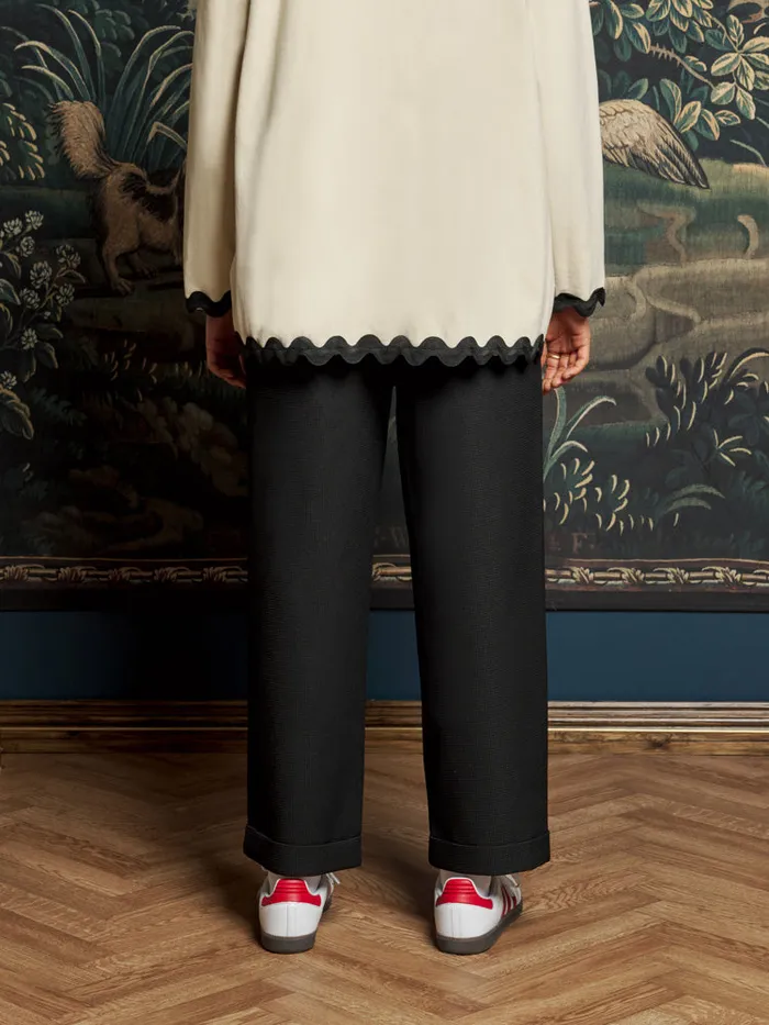 Men Sister Jane Trousers Bruno Buckle Trousers Coal Black
