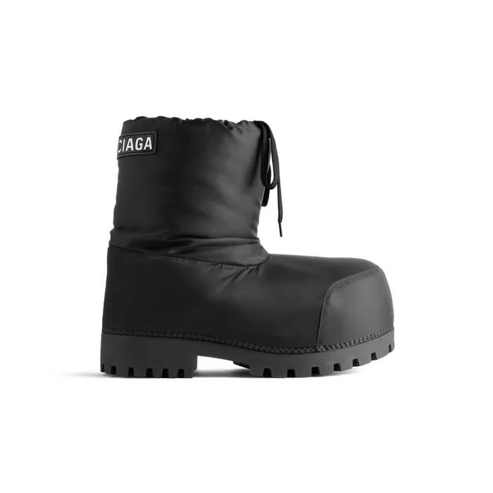 Men Ski Balenciaga Skiwear 8211 Alaska Low Boot In Black