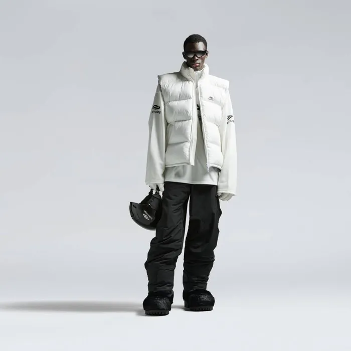 Men Ski Balenciaga Skiwear 8211 Alaska Low Boot In Black