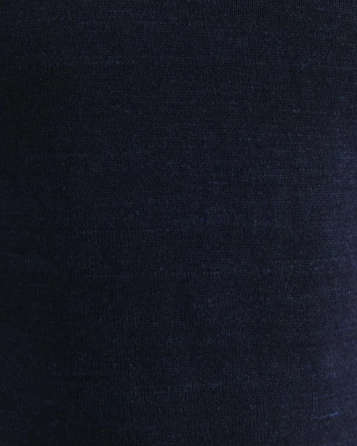 Men Sportscraft Knitwear Riley Raglan Crew Neck Knit Navy