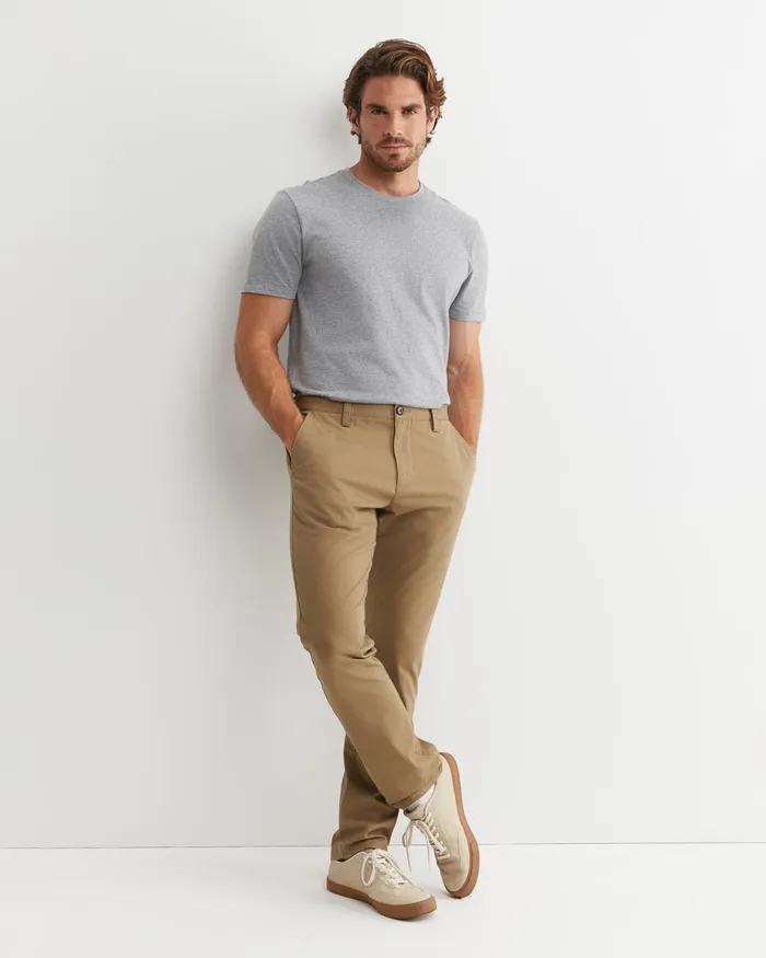 Men Sportscraft Pants Jones Chino Latte