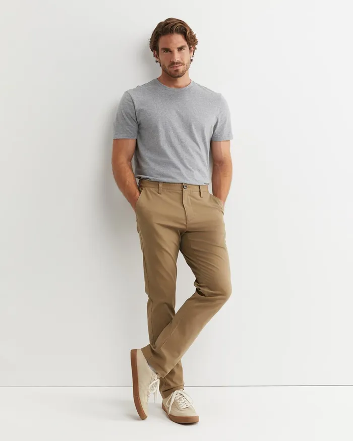 Men Sportscraft Pants Jones Chino Latte