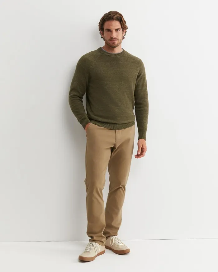 Men Sportscraft Pants Jones Chino Latte