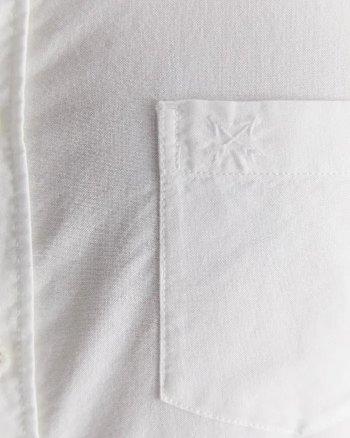 Men Sportscraft Shirts Oxford Long Sleeve Shirt White
