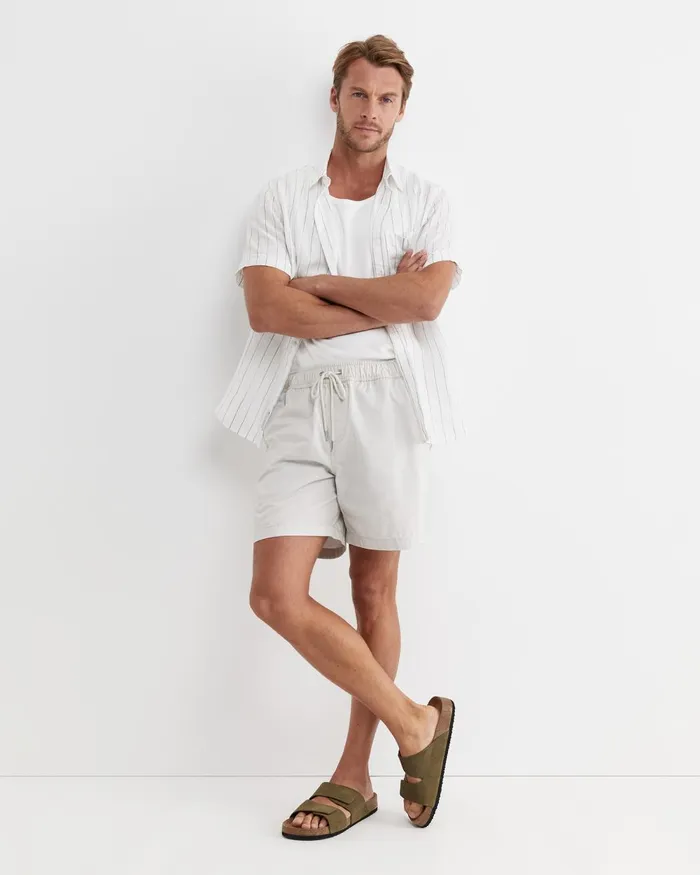 Men Sportscraft Shorts Waverly Volley Short Milk