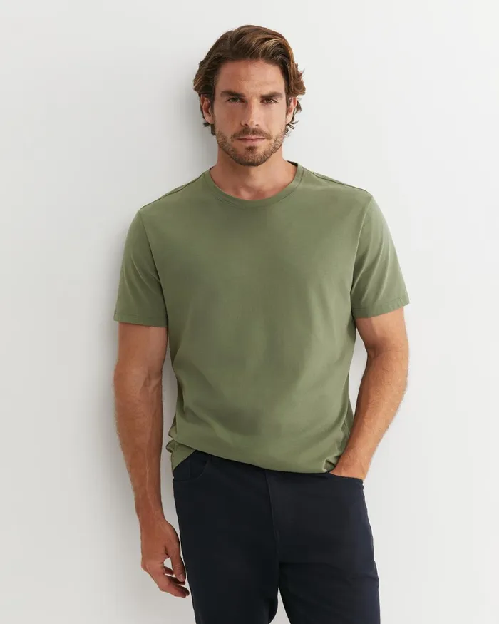 Men Sportscraft TShirts and Polos Supersoft Tee Dark Khaki