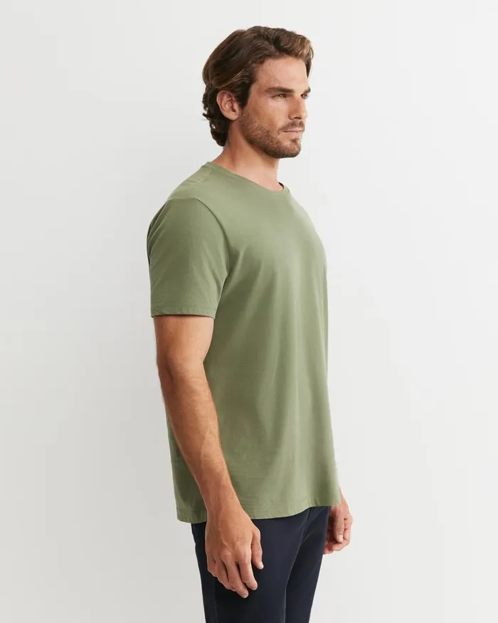 Men Sportscraft TShirts and Polos Supersoft Tee Dark Khaki