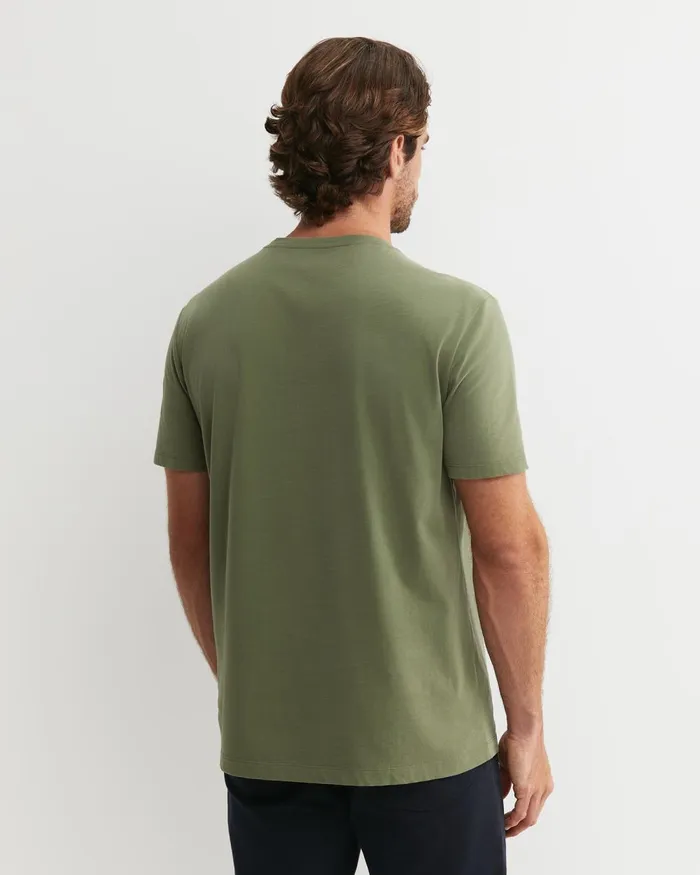 Men Sportscraft TShirts and Polos Supersoft Tee Dark Khaki