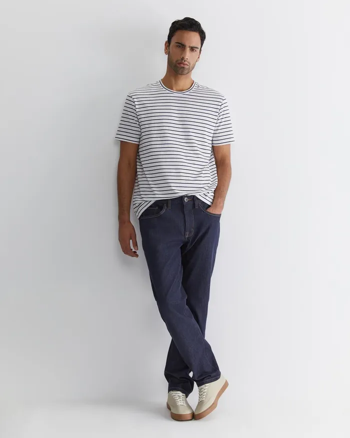 Men Sportscraft TShirts and Polos Supersoft Tee Whitenavy