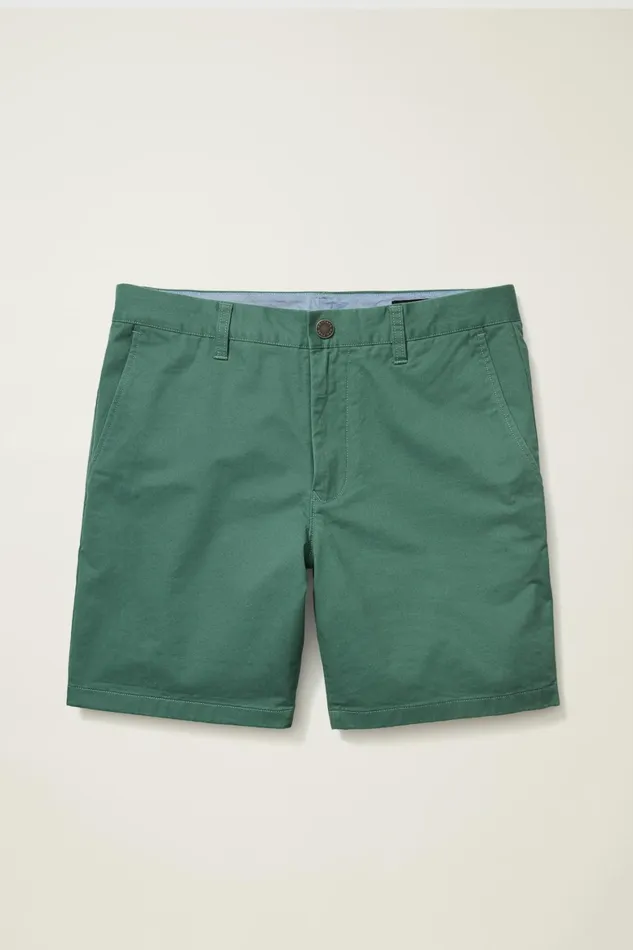 Men Stretch Washed Chino Shorts Sage Leaf Bonobos Chino Shorts