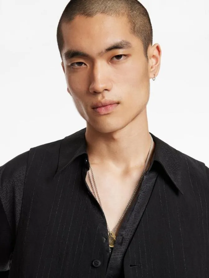 Men Suit Jackets John Varvatos WOOSTER VEST Black