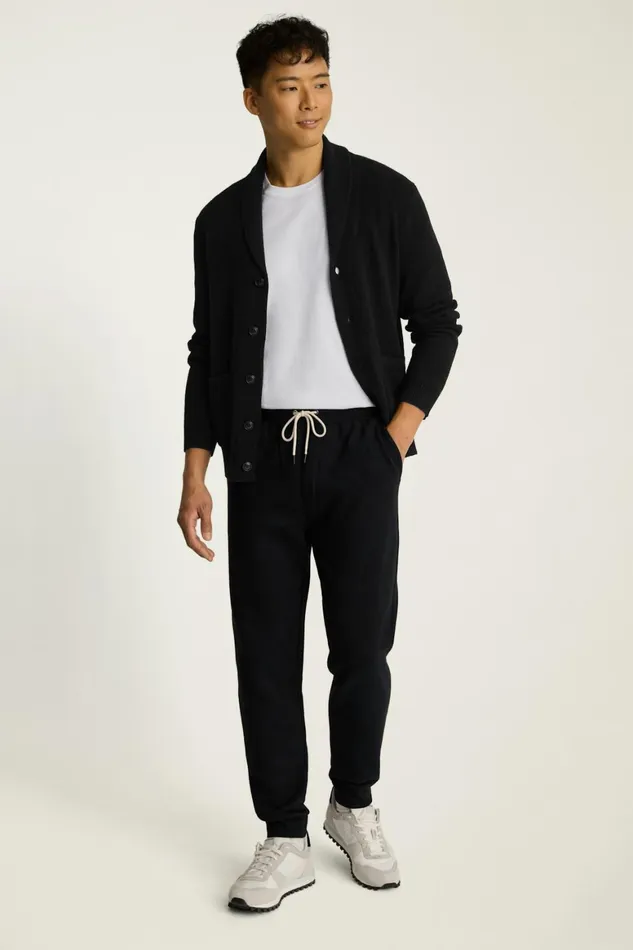 Men Supersoft Fleece Sweatpant Jet Black Bonobos Joggers and Athleisure