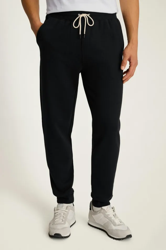Men Supersoft Fleece Sweatpant Jet Black Bonobos Joggers and Athleisure
