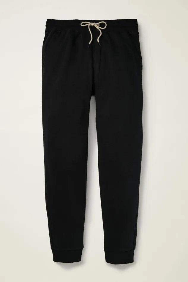 Men Supersoft Fleece Sweatpant Jet Black Bonobos Joggers and Athleisure