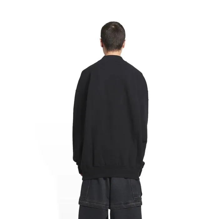 Men Sweatshirts and Hoodies Balenciaga Bb Corp Sweatshirt In Black