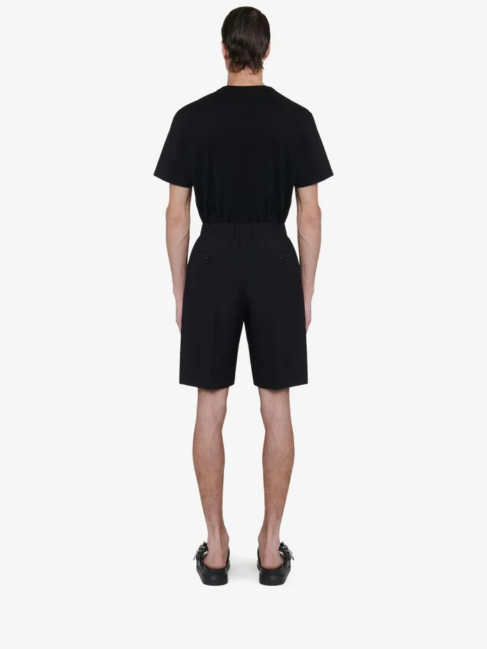 Men TShirts And Sweatshirts Alexander McQueen Pressed Flower Skull TShirt Black