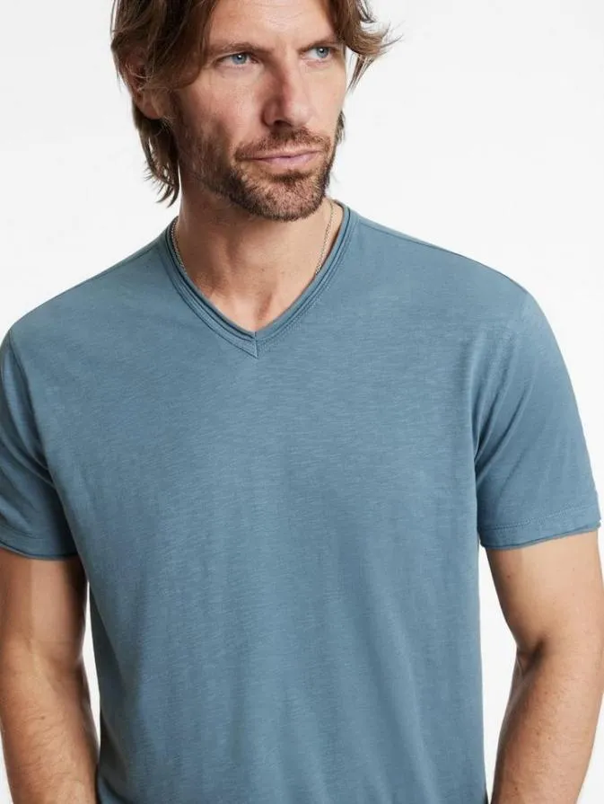 Men TShirts John Varvatos MILES VNECK Empire Blue
