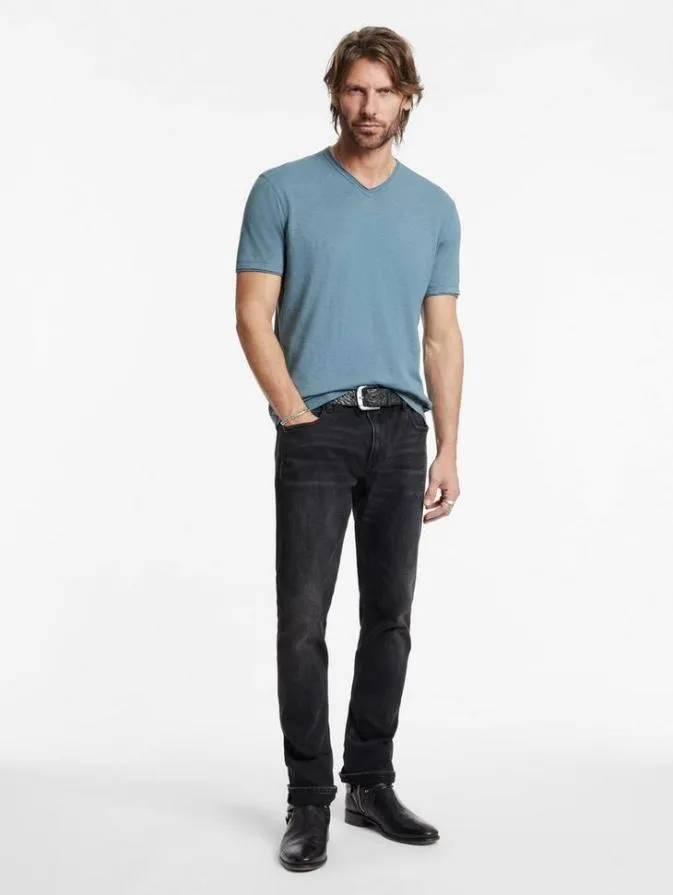Men TShirts John Varvatos MILES VNECK Empire Blue