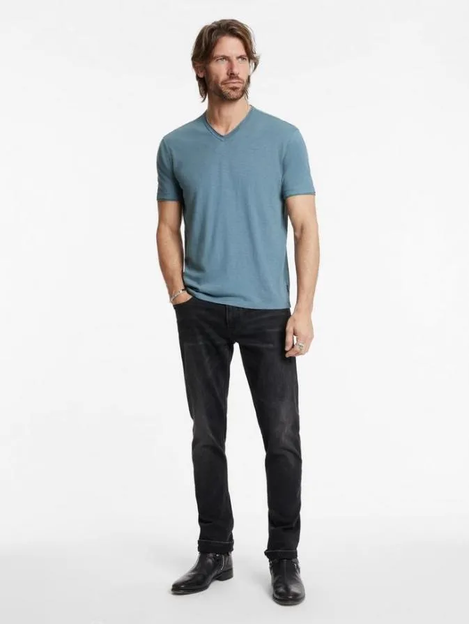 Men TShirts John Varvatos MILES VNECK Empire Blue