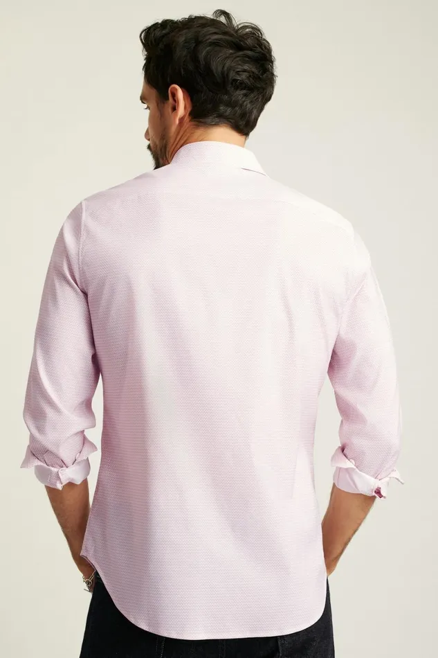 Men Tech Button Down Shirt Pink Astor Geo Bonobos Casual Shirts