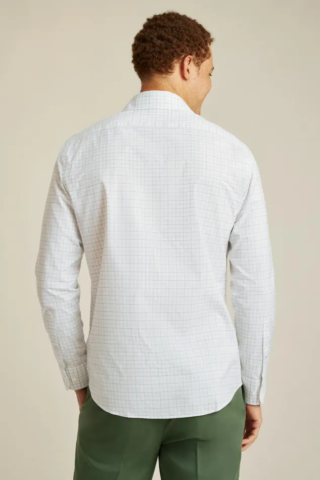 Men The Desk To Dinner Shirt Lilac Blue Plaid Bonobos Business Casual Shirts