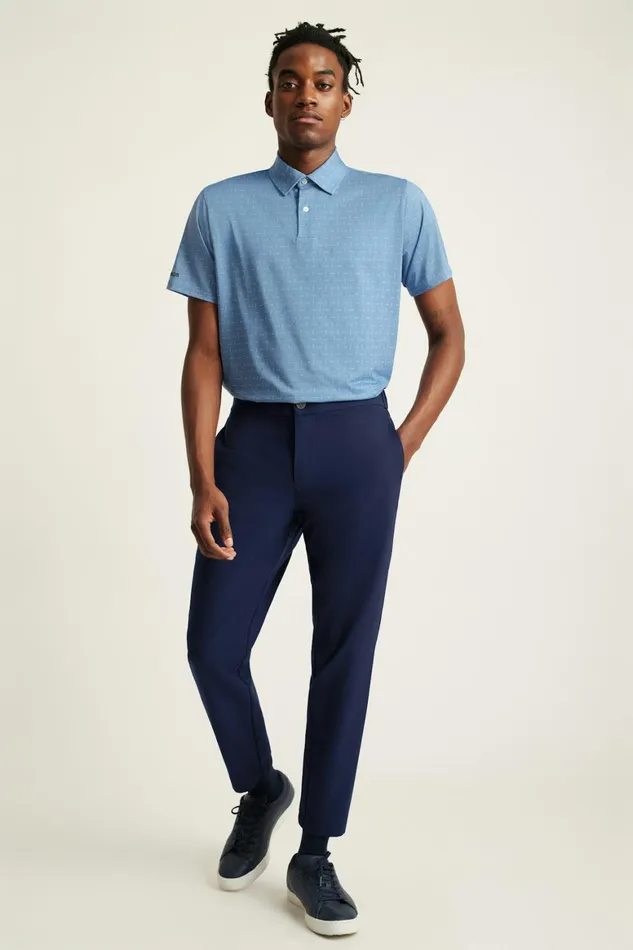 Men The Performance Golf Polo Blue Broken Tee Geo Bonobos Polos